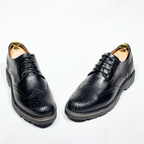 Generic Jiovani Chaussure Médical En Cuir 100% NOIR REF 505