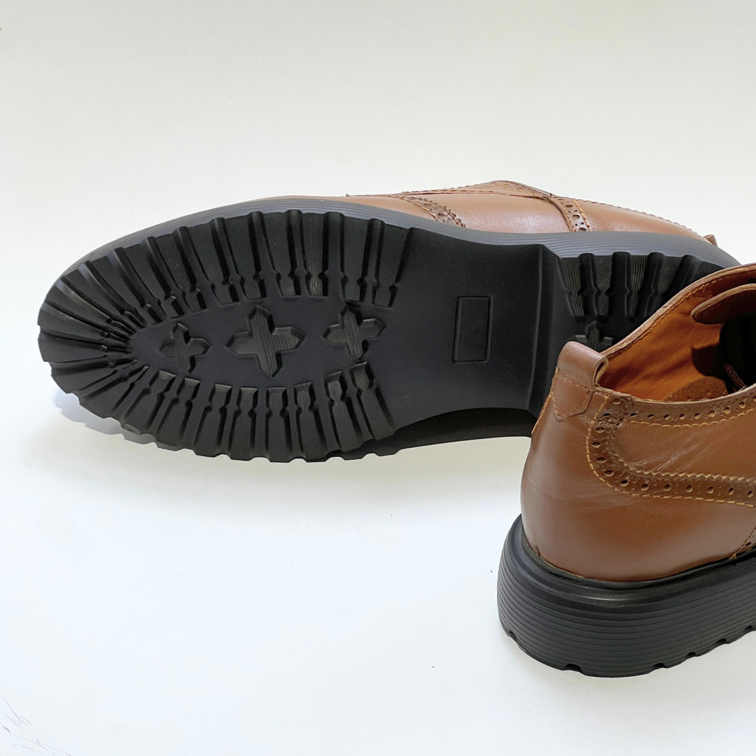 Chaussures Derby pour hommes Médical 100% cuir  REF 1001