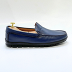 Brighton : Mocassin Homme 100% cuir BLEU -REF 2000