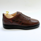 Basket homme S-EVA N en cuir 100% Médical MARRON ref 059