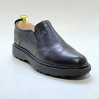 Salvatore homme Médical 100% Cuir NOIR Ref 101