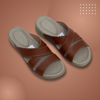 Sandale medicale Confort pour femme M030 couleur CAMEL