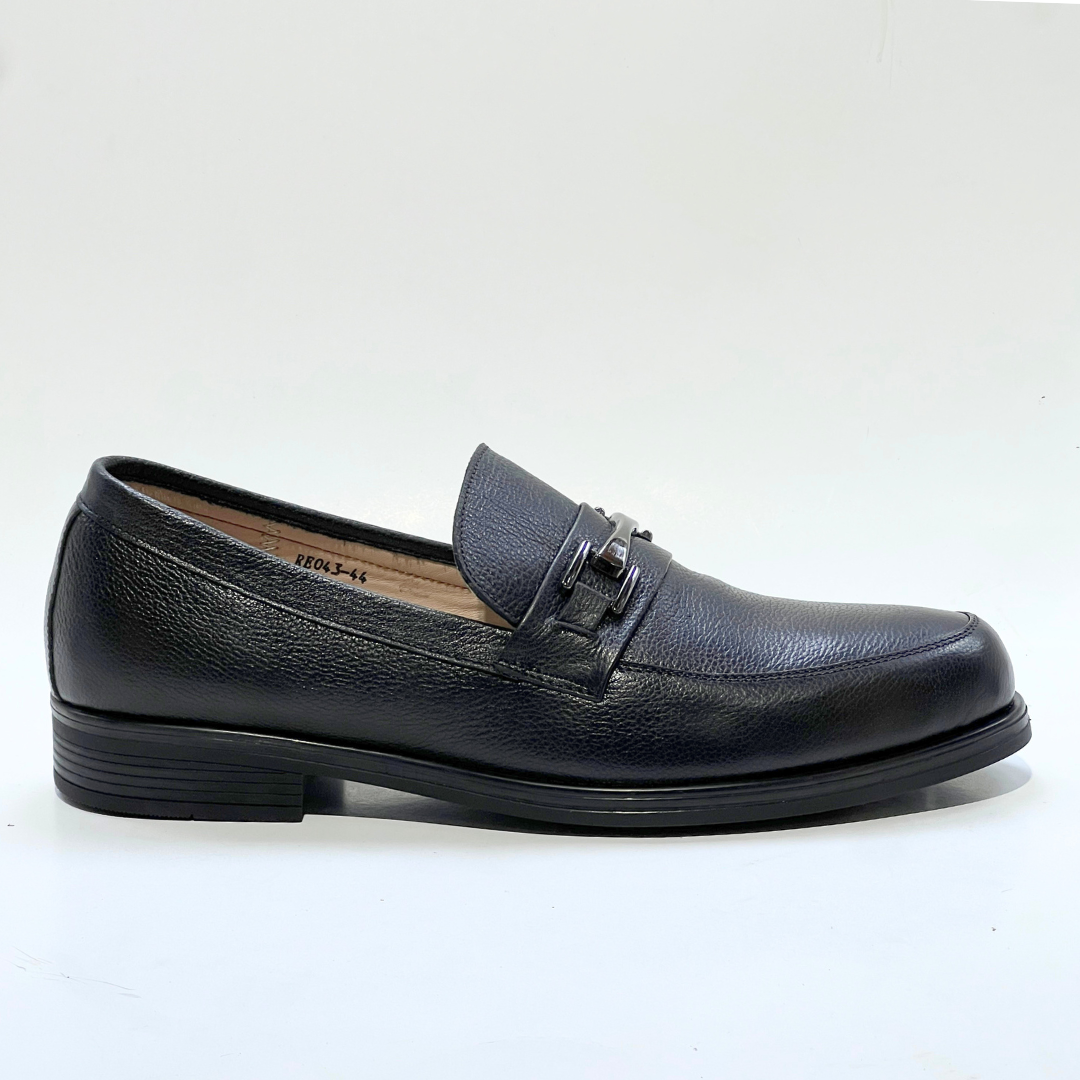 MOCASSIN Taylor en Cuir 100% NOIR REF G043