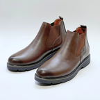 VOGUISH Tan Chelsea Boot 100% Cuir MARRON REF038