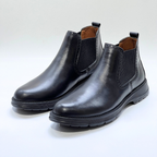 BOOTS OWEN MEDIDAL EN CUIR 100% NOIR REF 721