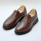 Ritmo Chaussure Médica EVA Ultra En Cuir MARRON - REF 1030