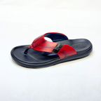 Sandal Homme Super Médical 100% Cuir ROUGE REF 217