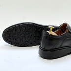 Salvatore homme Médical 100% Cuir NOIR Ref 101