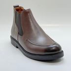 Chelsea Boots Homme -100% Cuir Marron REF 033