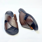 WILCOX - Sandales Homme En Cuir 100% Super Médical MARRON REF Z:212