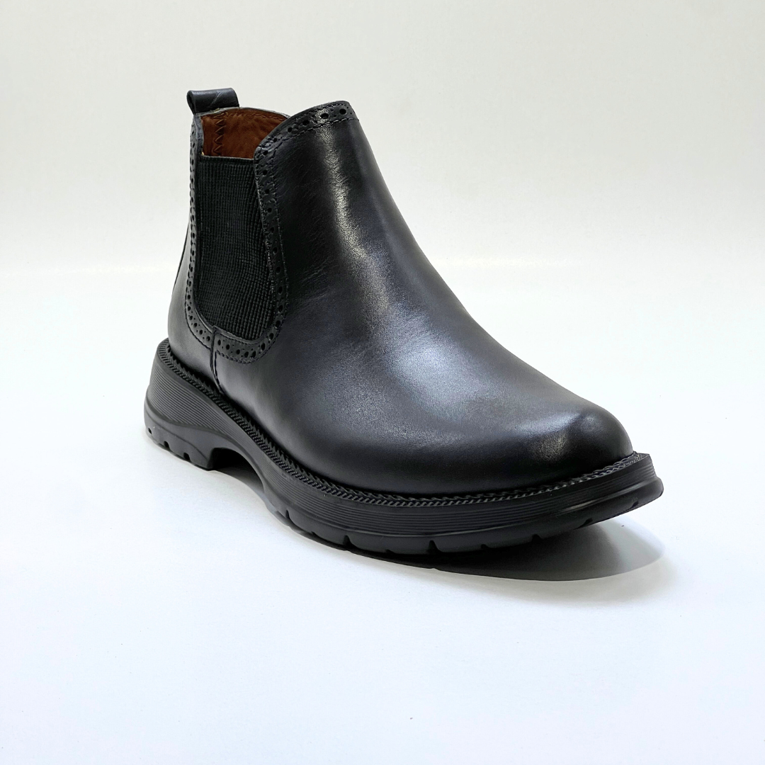 BOOTS OWEN MEDIDAL EN CUIR 100% NOIR REF 721