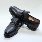 MOCASSIN Taylor en Cuir 100% NOIR REF G043