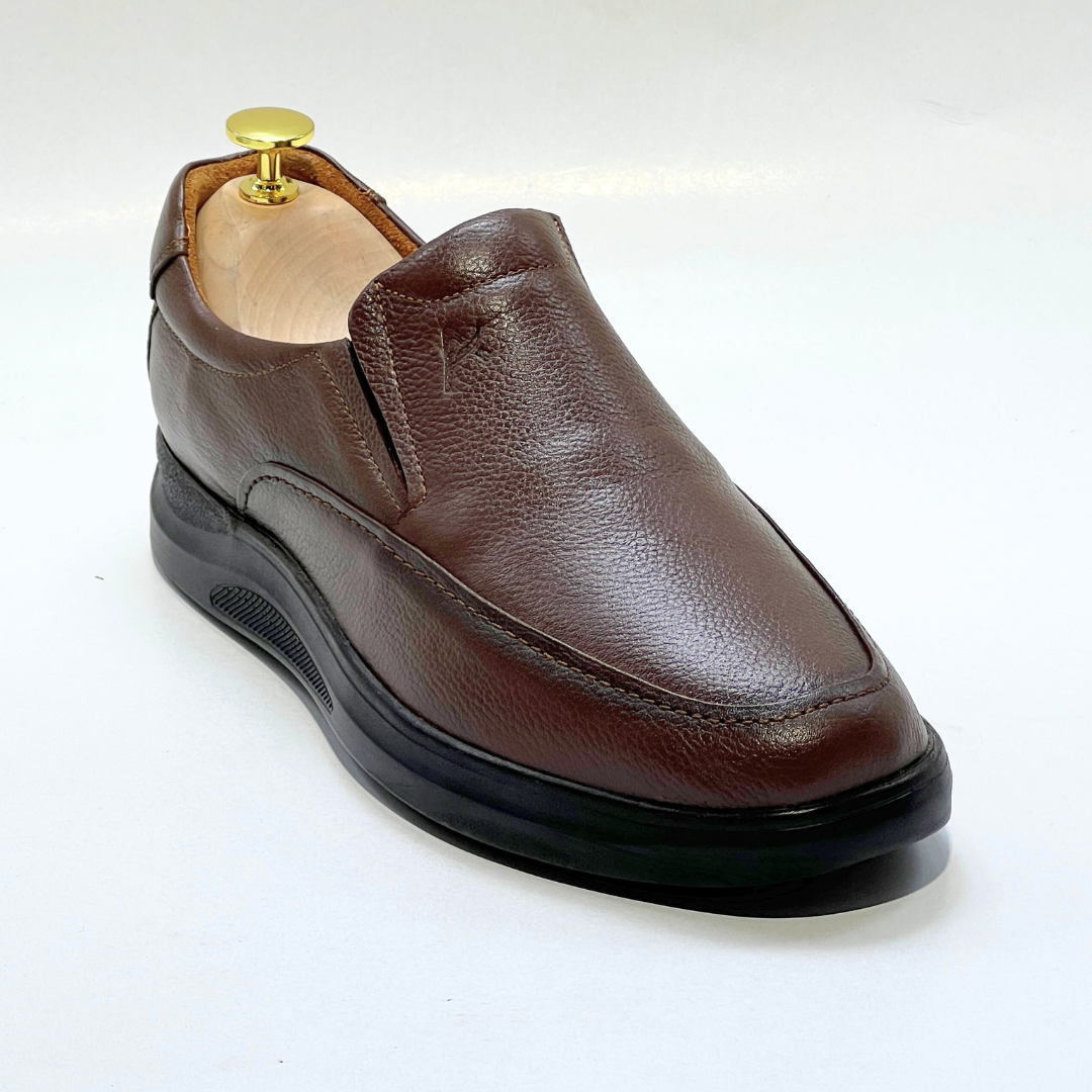 Ritmo Chaussure Médica EVA Ultra En Cuir MARRON - REF 1030