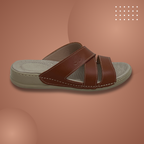 Sandale medicale Confort pour femme M030 couleur CAMEL
