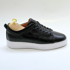 Basket homme S-EVA B  en cuir 100% Médical NOIR ref 059