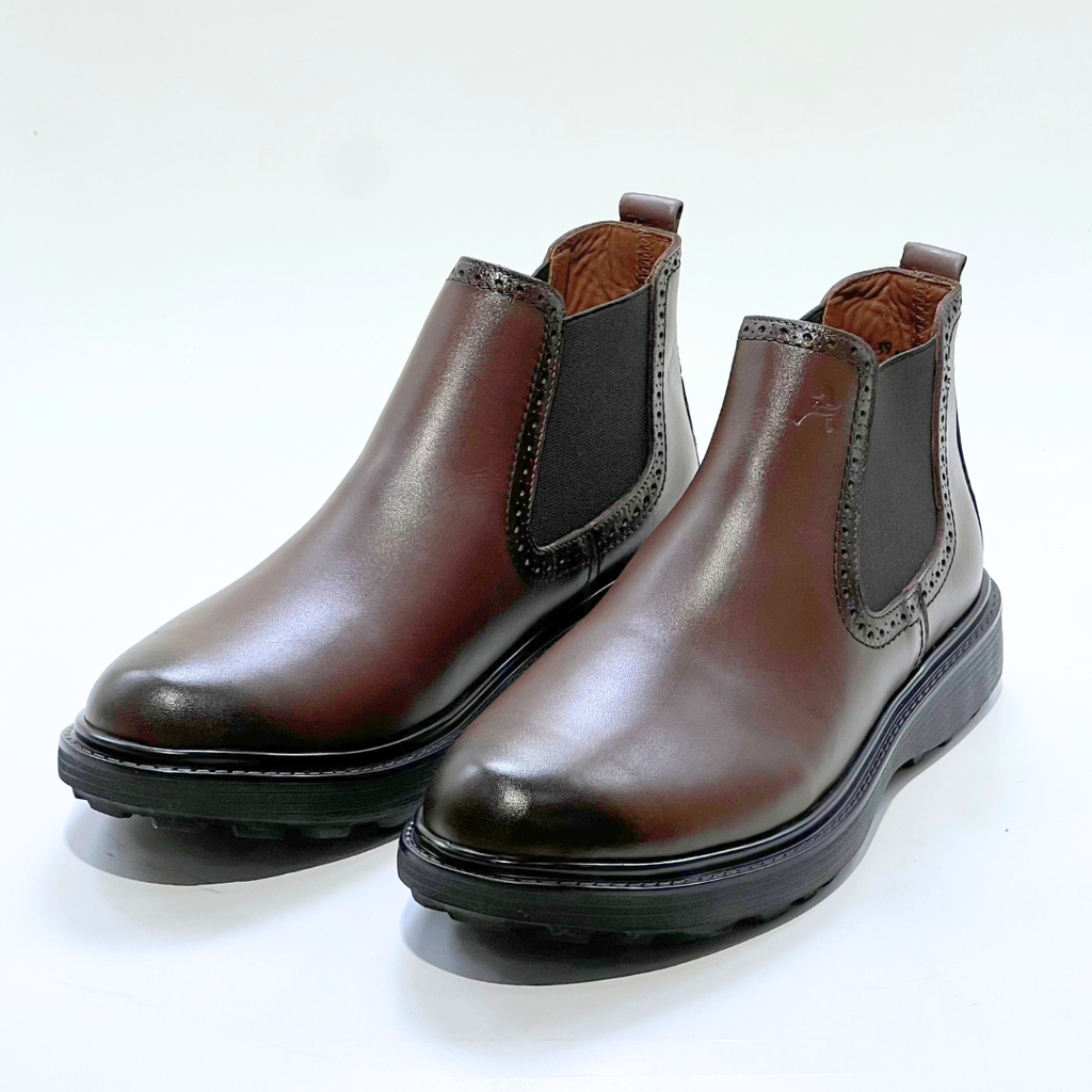 Bottines-Volzaro Médical 100% Cuir Ultras Confort Marron New REF 721