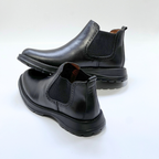 BOOTS OWEN MEDIDAL EN CUIR 100% NOIR REF 721