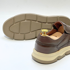 Chaussures Médicales Pour Soins Adaptés 100% cuir MARRON REF 1032