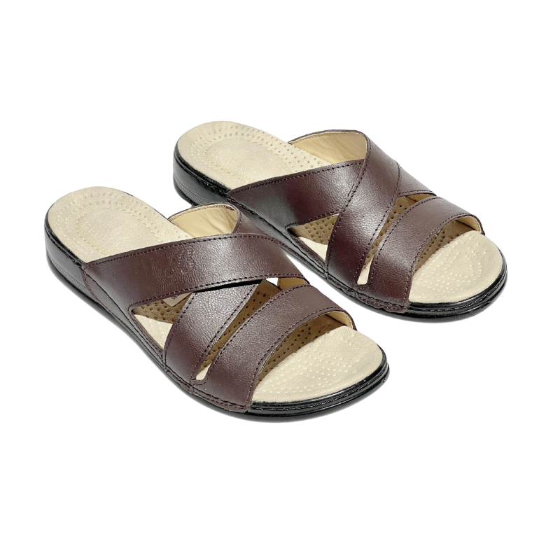 Sandale medicale Confort pour femme M030 couleur MARRON