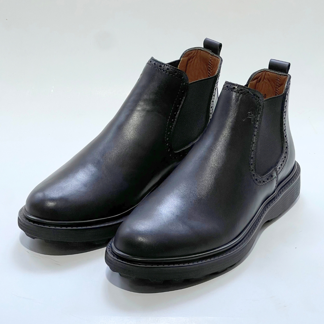 Bottines-Volzaro Médical 100% Cuir Ultras Confort NOIR New REF 721