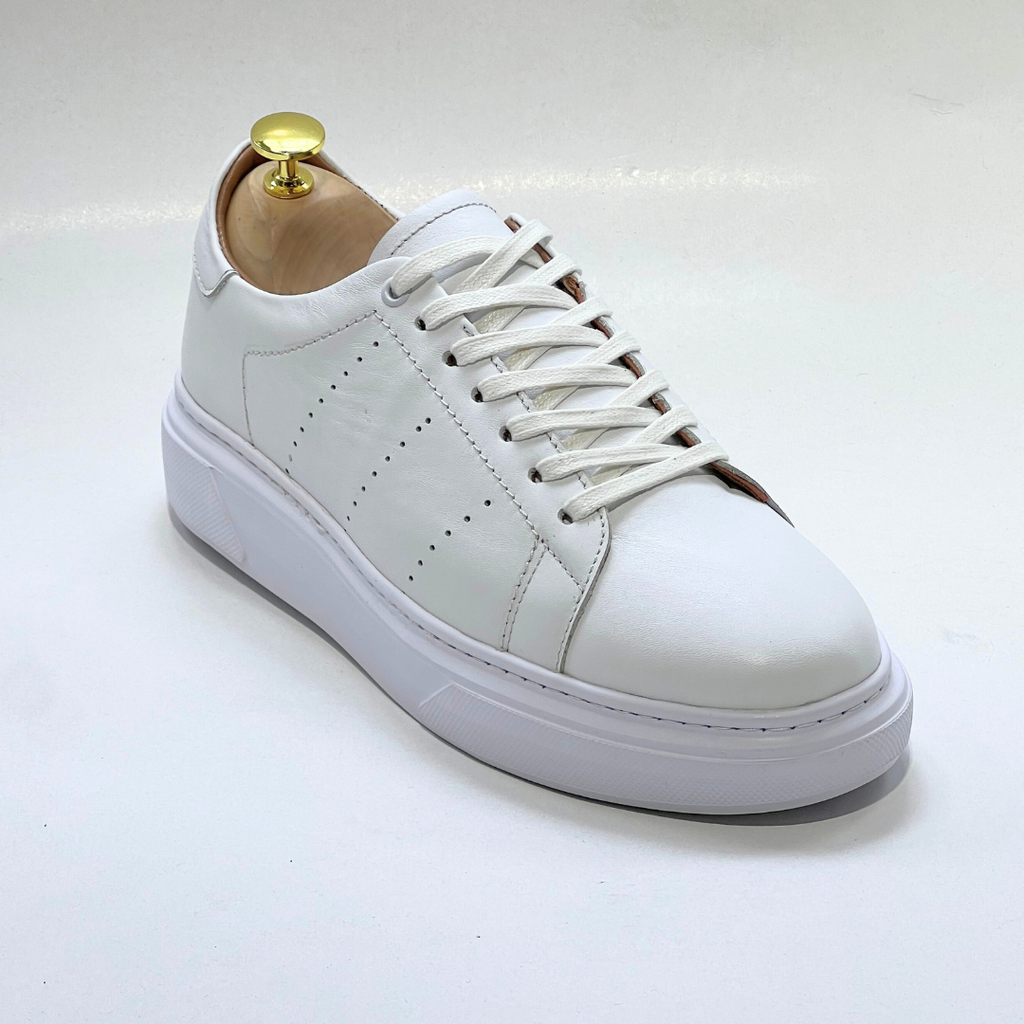 Willson Basket En Cuir 100% Médical BLANC REF 641