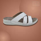 Sandale medicale Confort pour femme V030 couleur BLANC