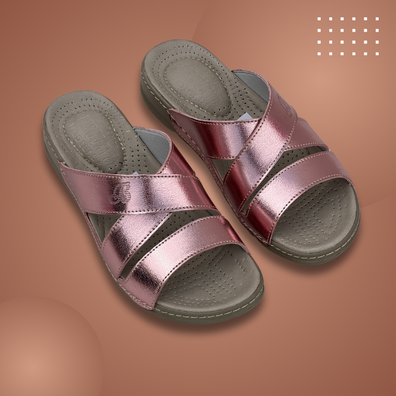 Sandale medicale Confort pour femme M030 couleur ROSE
