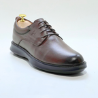 CHAUSSURES DE LUXE POUR HOMME MEDICAL 100% CUIR EN MARRON REF 014