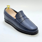 Mocassins en Cuir 100% Premium : Confort et Élégance pour Homme GRIS REF 106