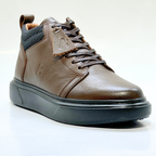 VOLZARO-Demi Bottine Médical 100% cuir MARRON REF 608