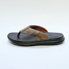 Sandal Homme Super Médical 100% Cuir TABAC REF 217