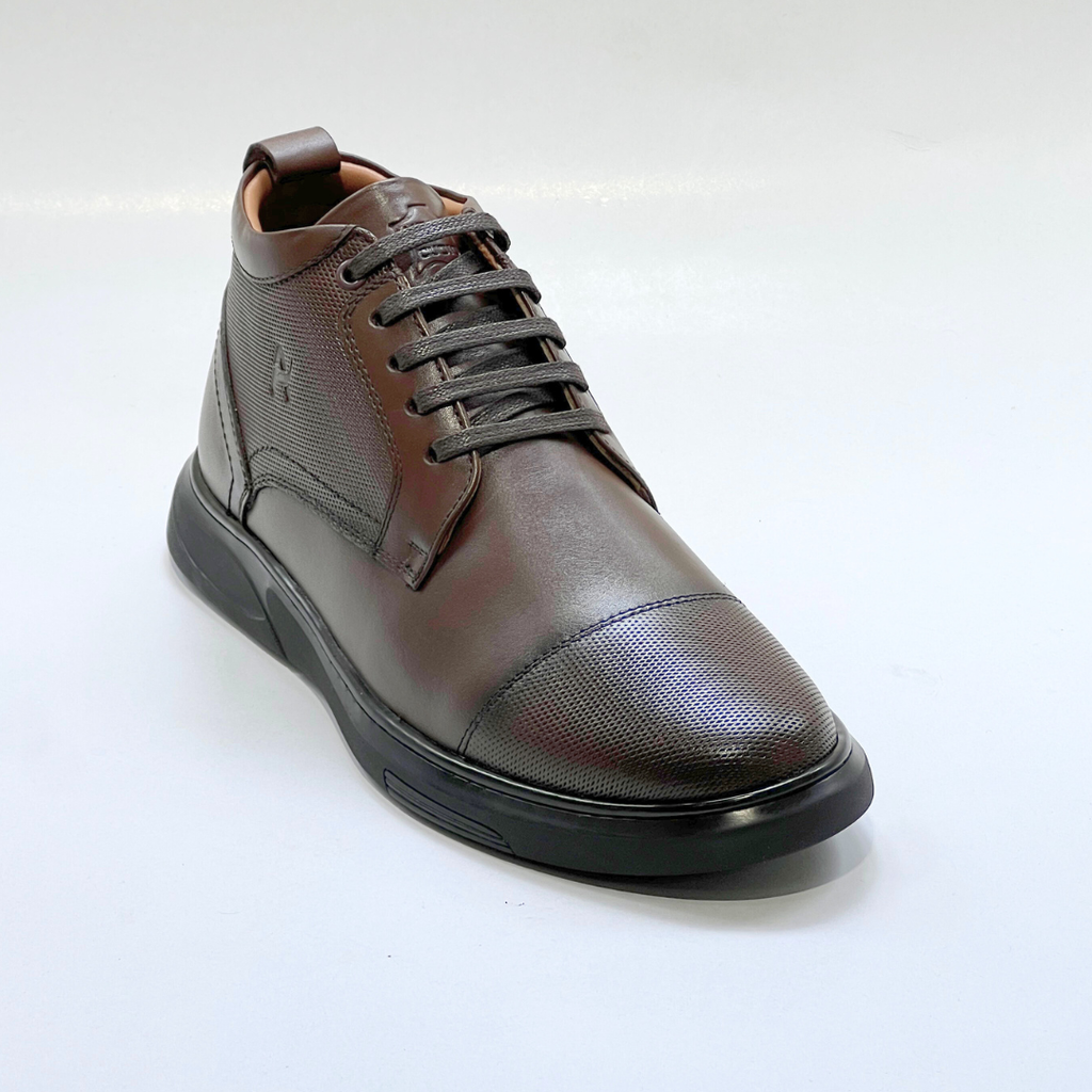 Denver Demi-Bottine 100% Cuir MARRON REF 610