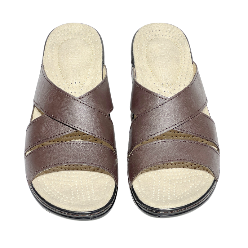 Sandale medicale Confort pour femme M030 couleur MARRON
