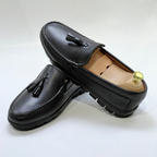belym Mocassin En Cuir 100% NOIR - REF 2003