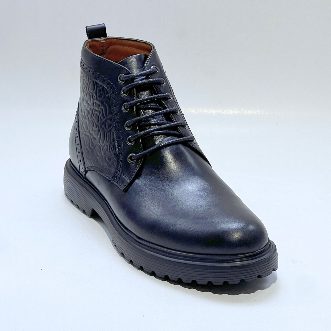 Audrey - Bottines Médical 100% cuir en Noir REF 804