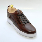 Basket homme S-EVA B  en cuir 100% Médical MARRON ref 059