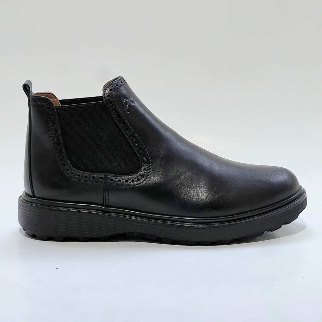 Bottines-Volzaro Médical 100% Cuir Ultras Confort NOIR New REF 721