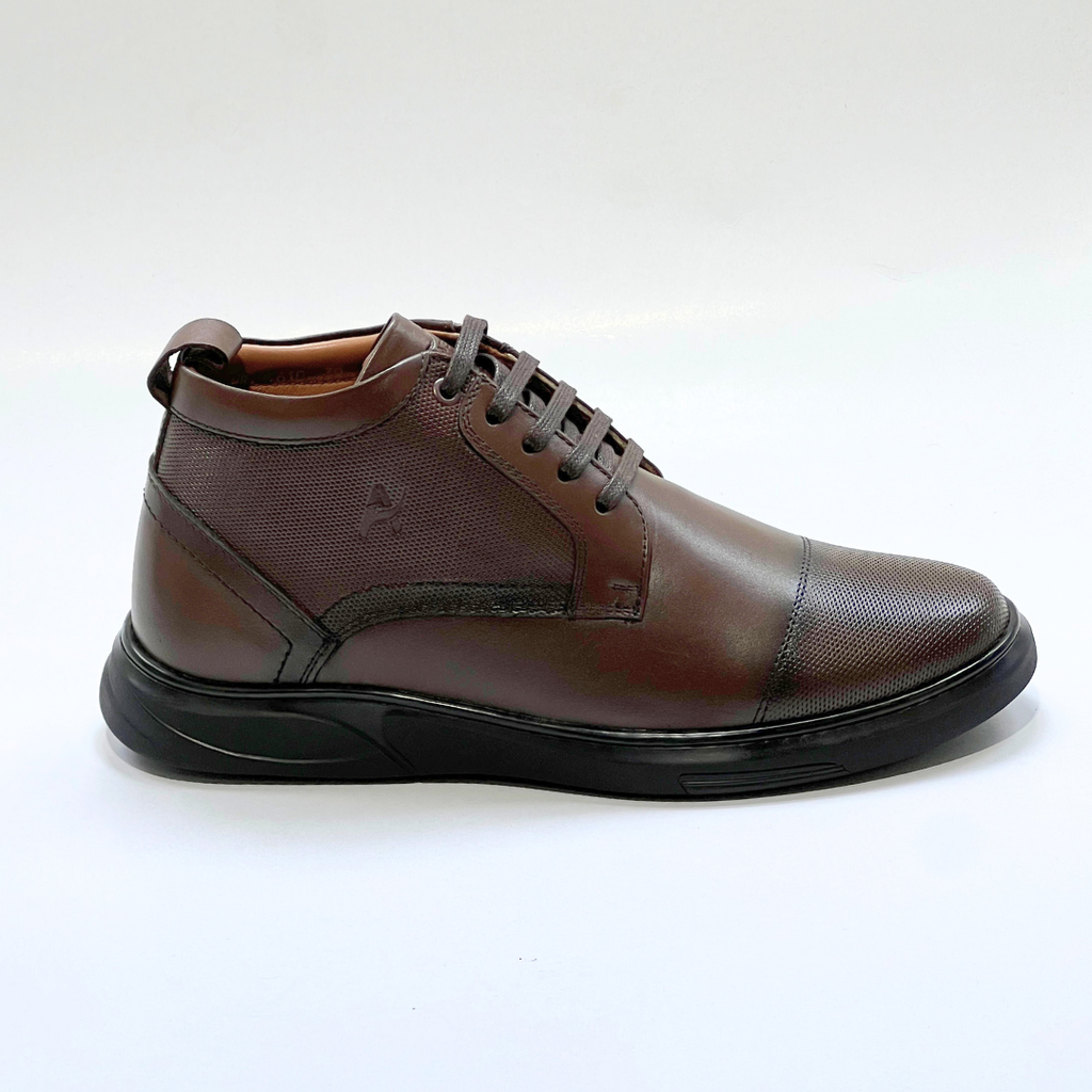 Denver Demi-Bottine 100% Cuir MARRON REF 610