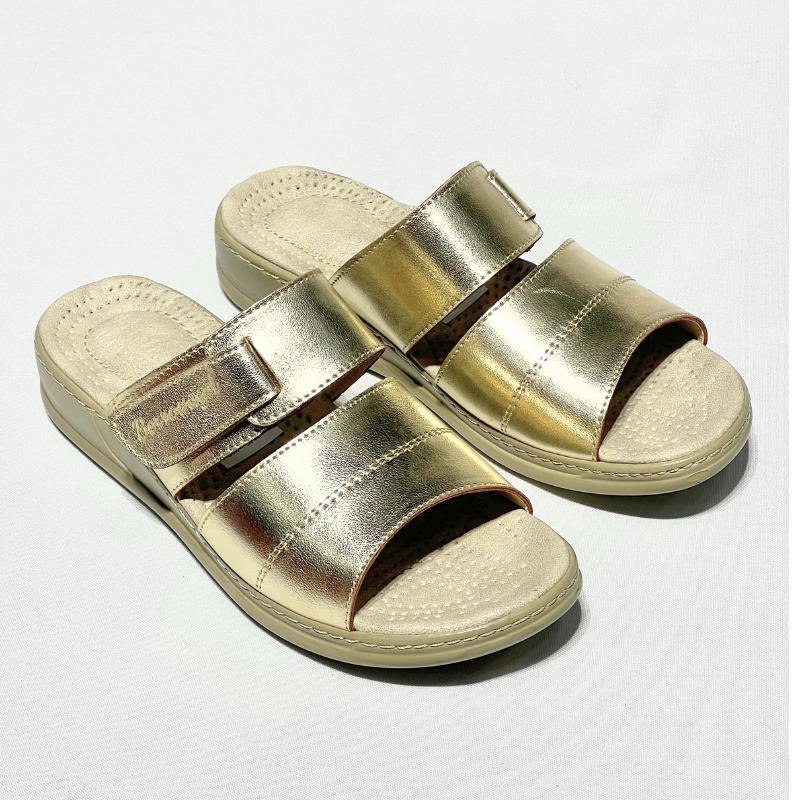 Sandale medicale Confort pour femme M032 couleur DORE