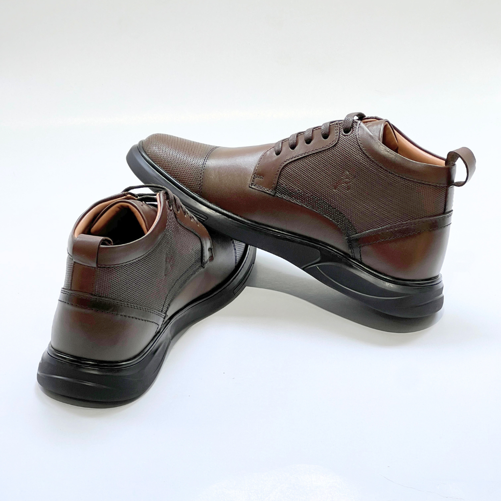 Denver Demi-Bottine 100% Cuir MARRON REF 610
