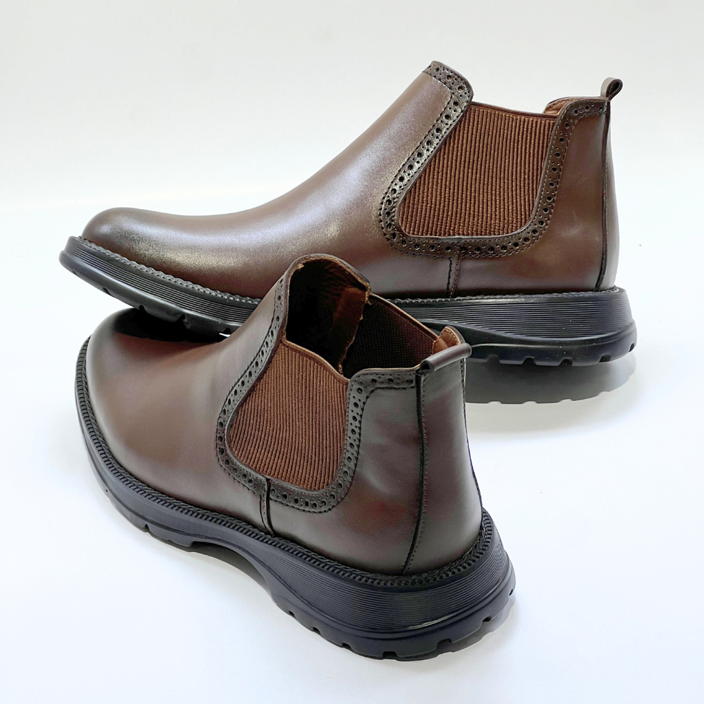 BOOTS OWEN MEDIDAL EN CUIR 100% MARRON REF 721