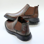 BOOTS OWEN MEDIDAL EN CUIR 100% MARRON REF 721