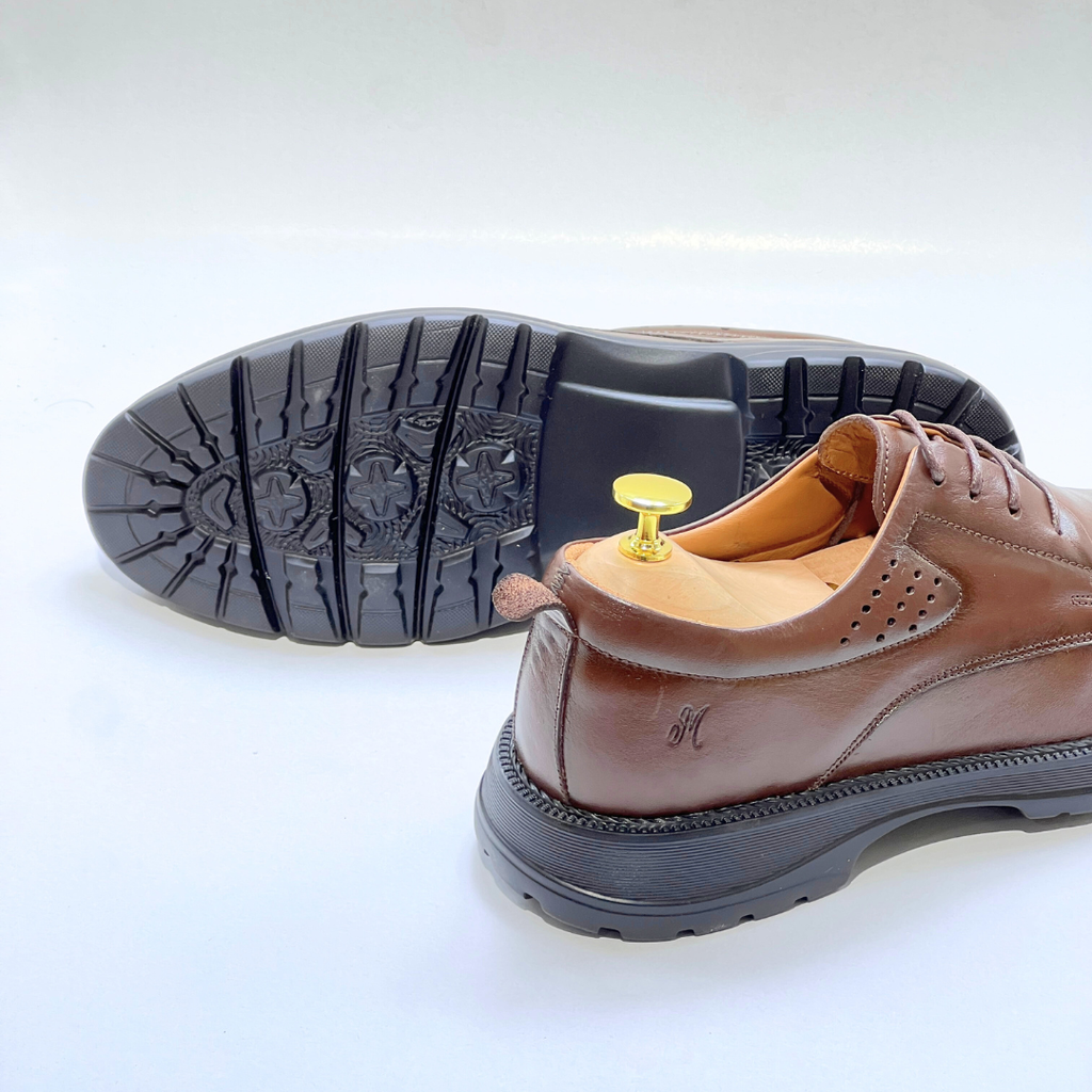 Tifano Chaussure Homme Ultra Médical 100% En Cuir MARRON REF 1028