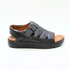 Generic Sandales Pour Hommes 100% Cuir Super Médical MARRON REF 046