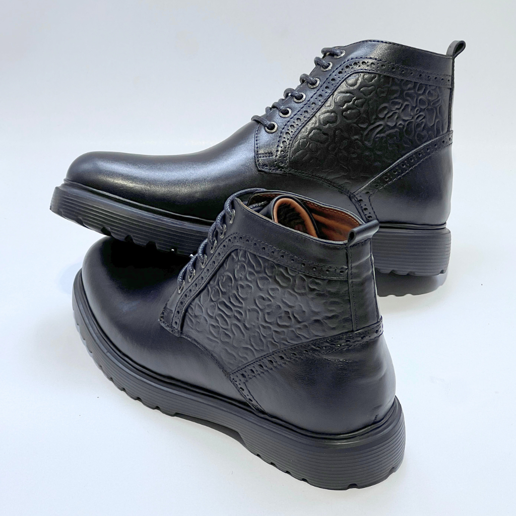 Audrey - Bottines Médical 100% cuir en Noir REF 804