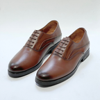 CHaussures pour costumme LANDON en Cuir MARRON REF 078