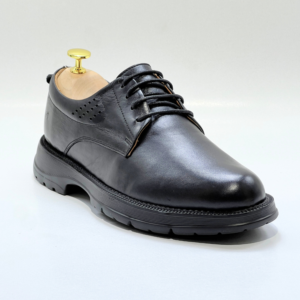 Tifano Chaussure Homme Ultra Médical 100% En Cuir NOIR REF 1028