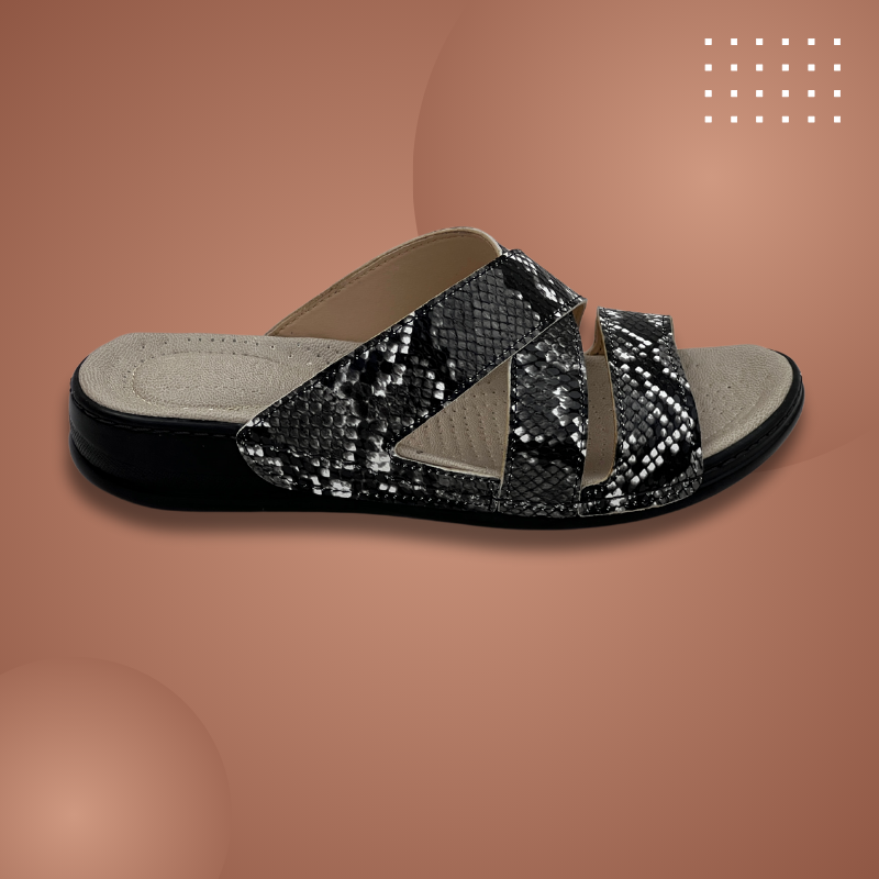 Sandale medicale Confort pour femme MH030 couleur NOIR