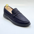 Mocassin Volzaro Ultras Confortable 100% CUIR nubuck NOIR REF 643