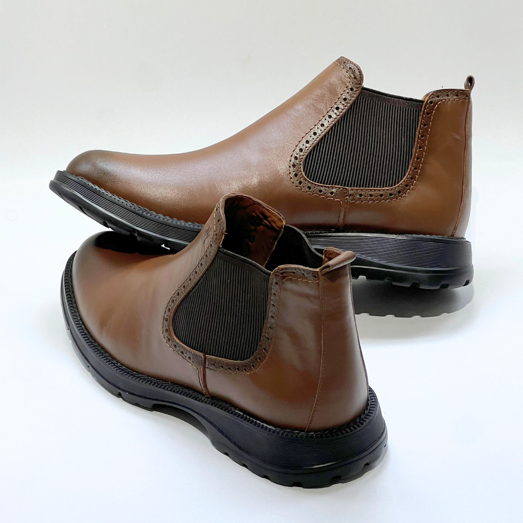 BOOTS OWEN MEDIDAL EN CUIR 100% TABA REF 721